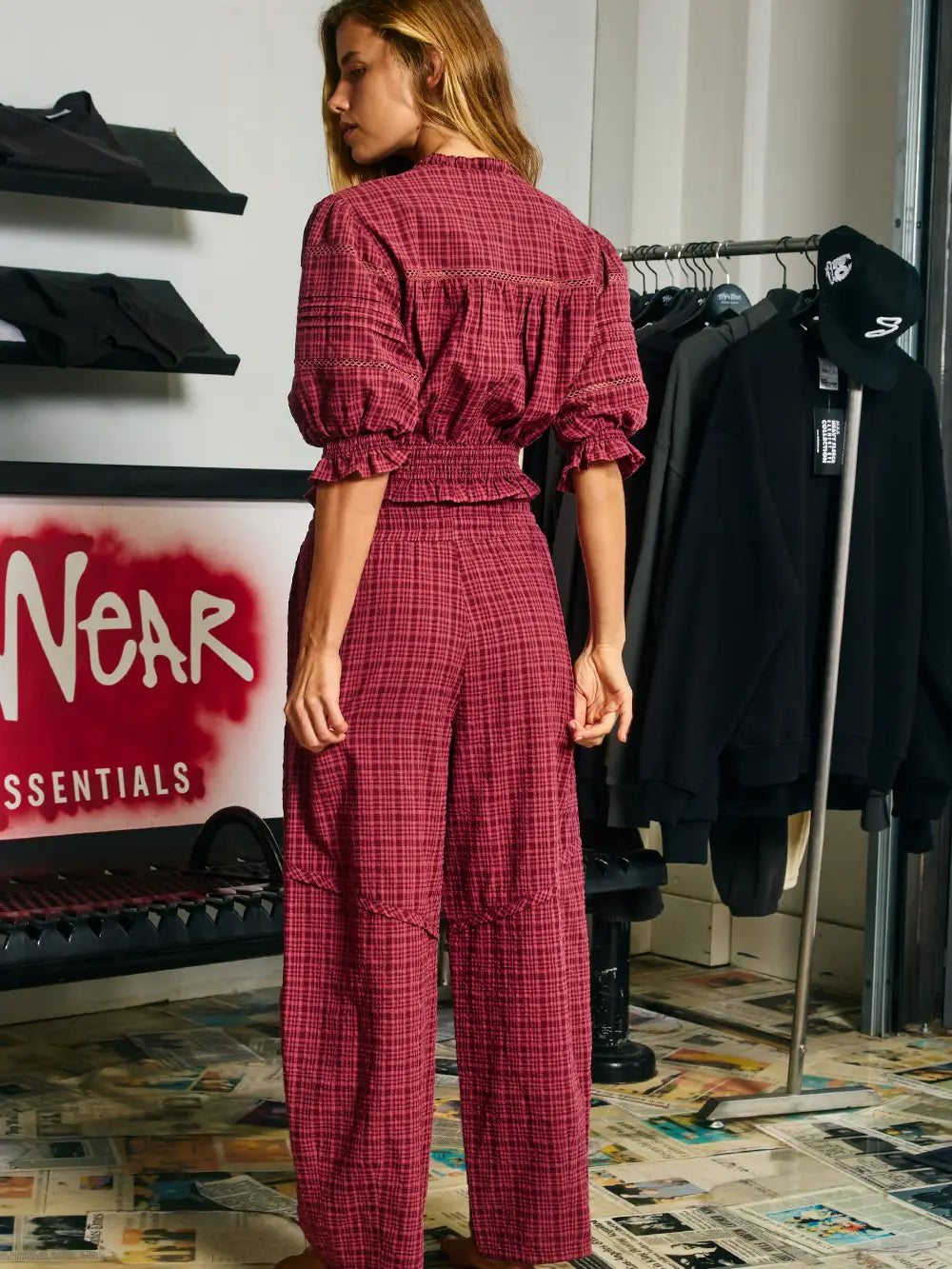 Lance Plaid Barrel Pant