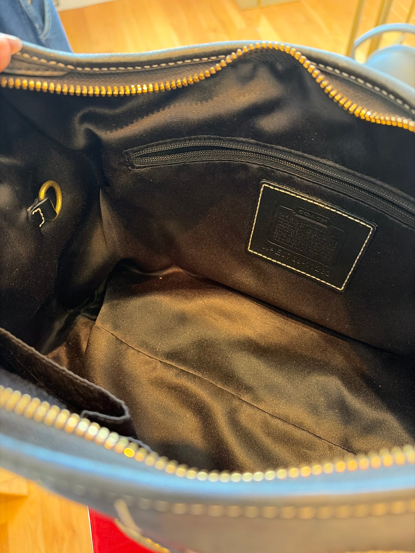 2007 Black Calf Leather Coach Ergo Hobo Shoulder Bag