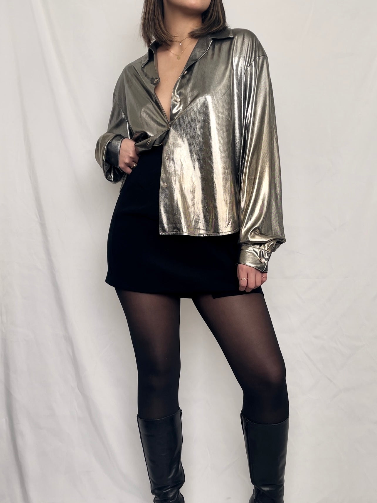 Silver Shirt (S/M)