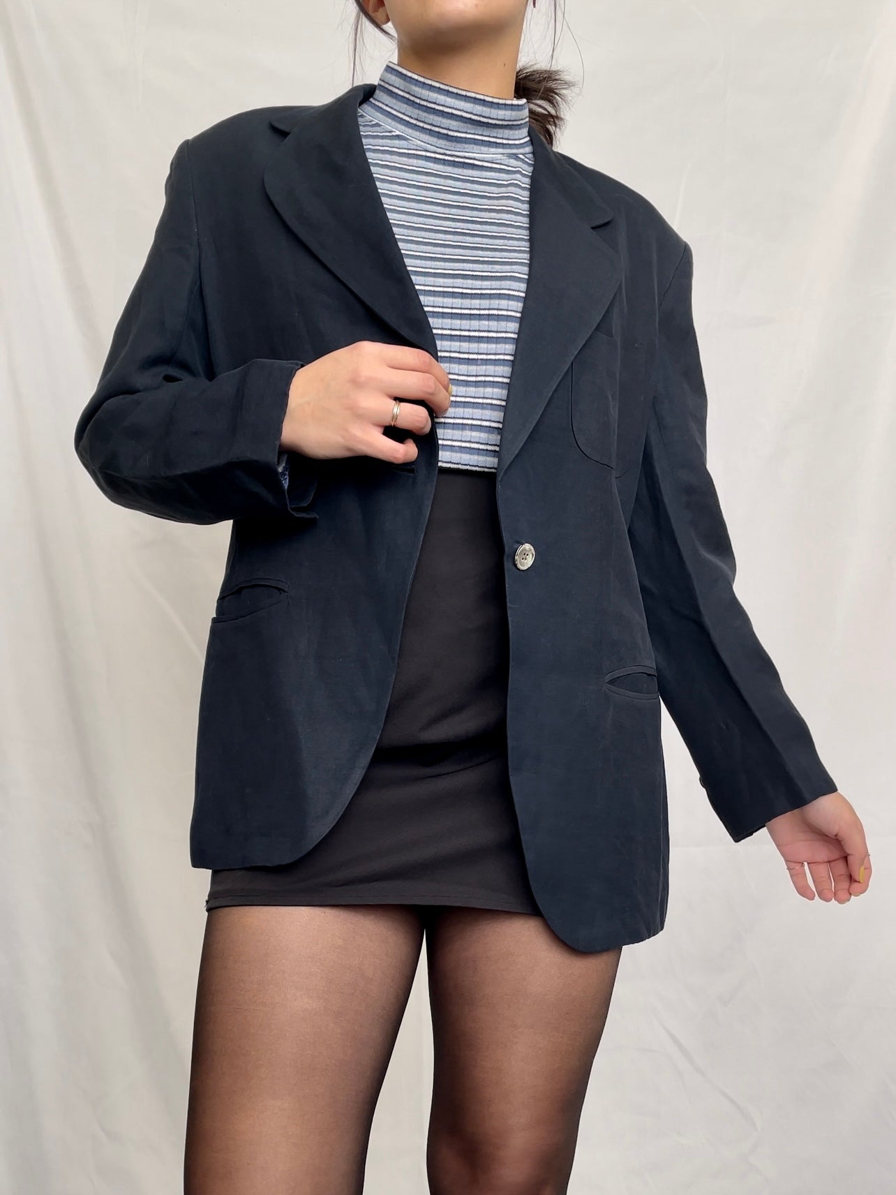 Navy Blazer (M)