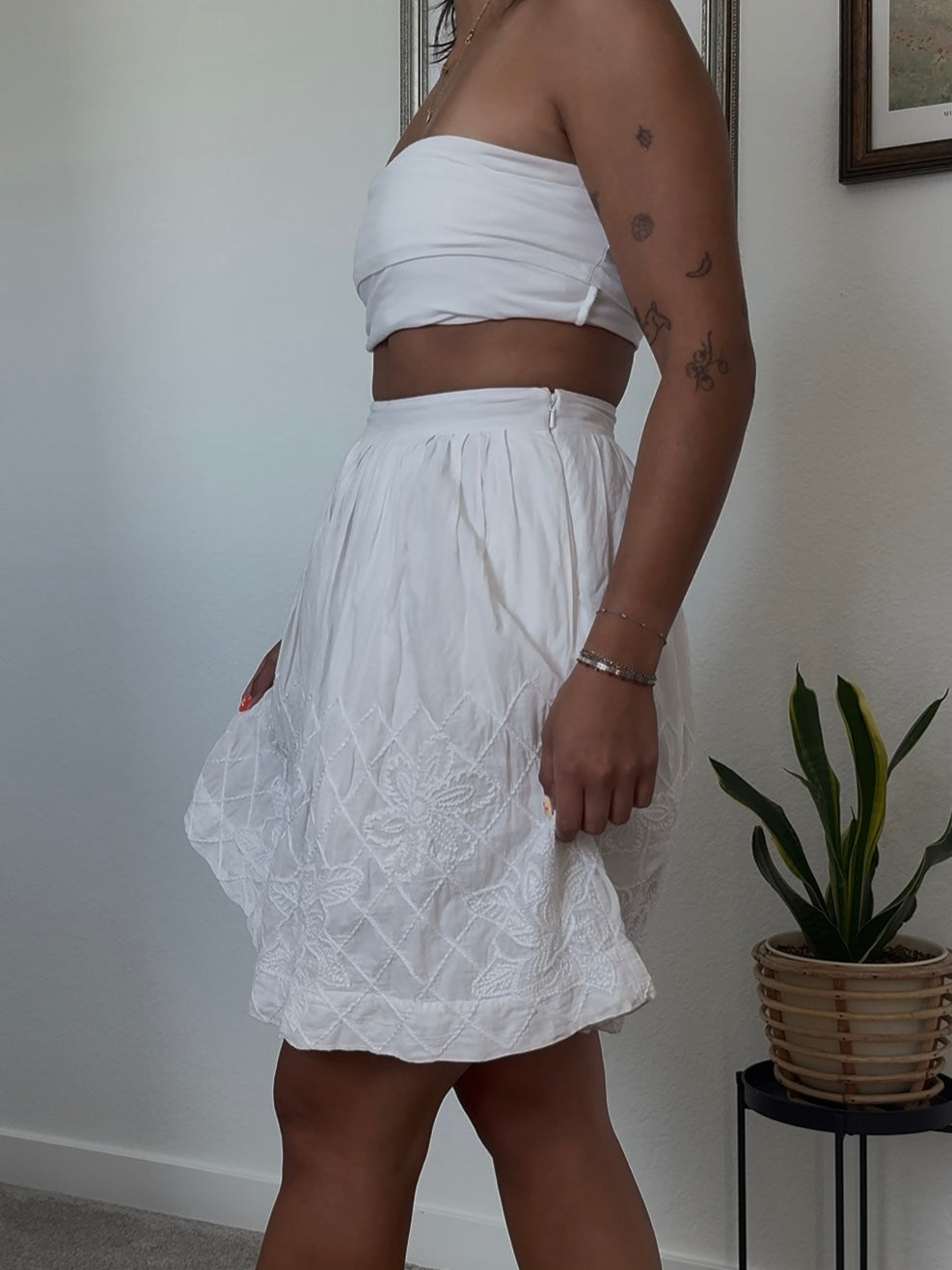 White Skirt- XS