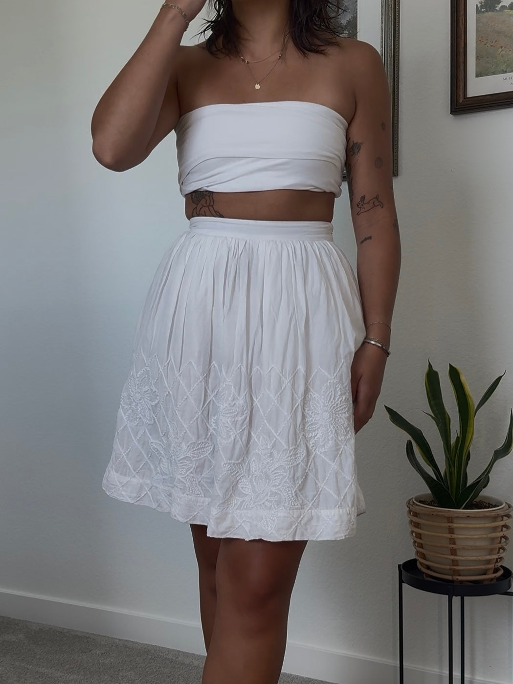White Skirt- XS