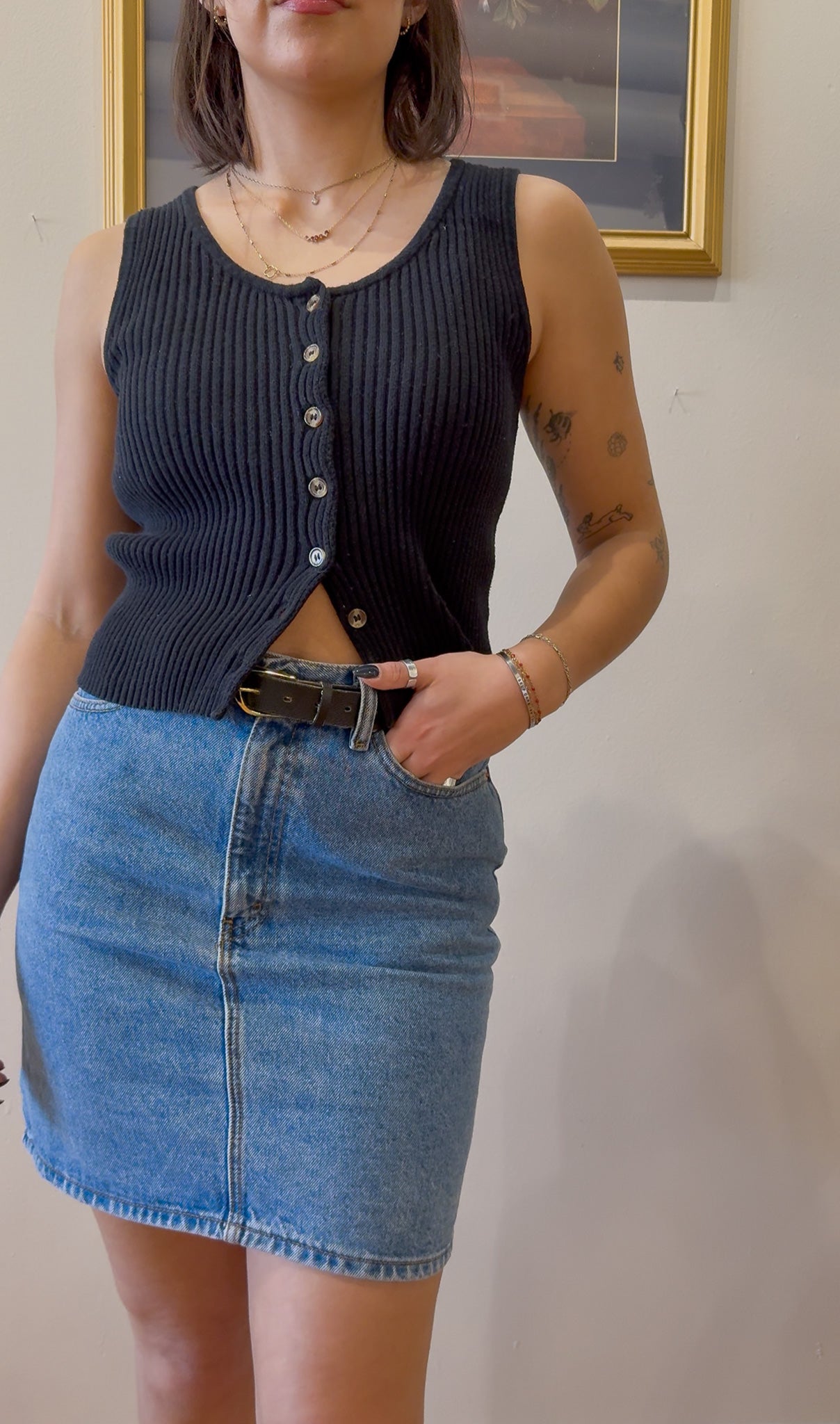 Black Vest- S/M