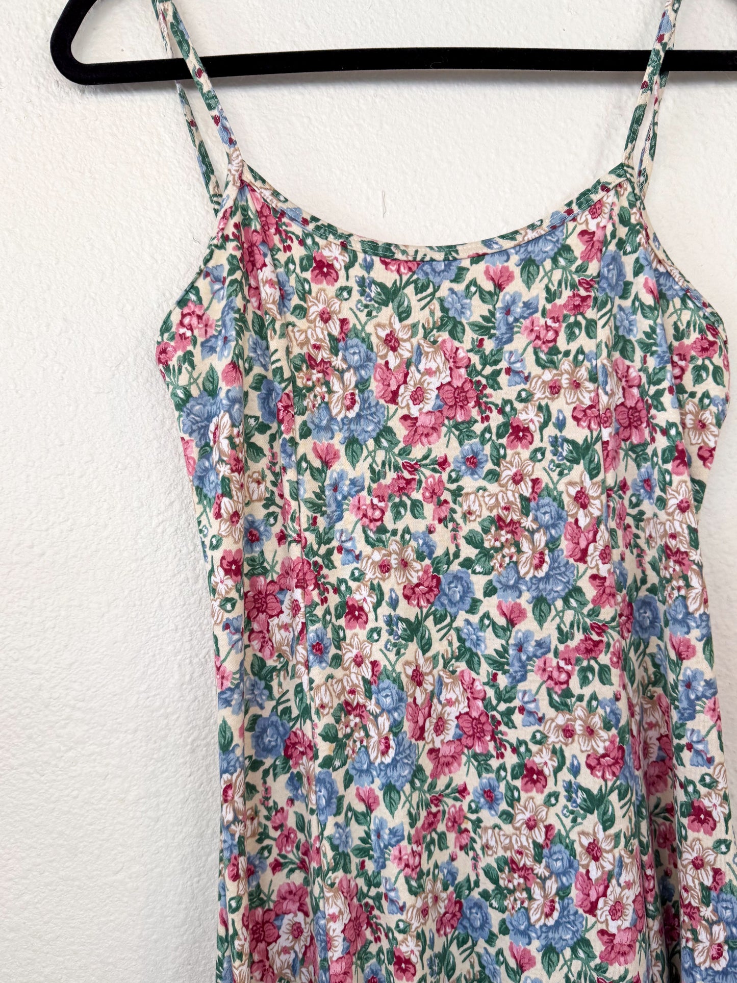 Spring Floral Midi Dress- M