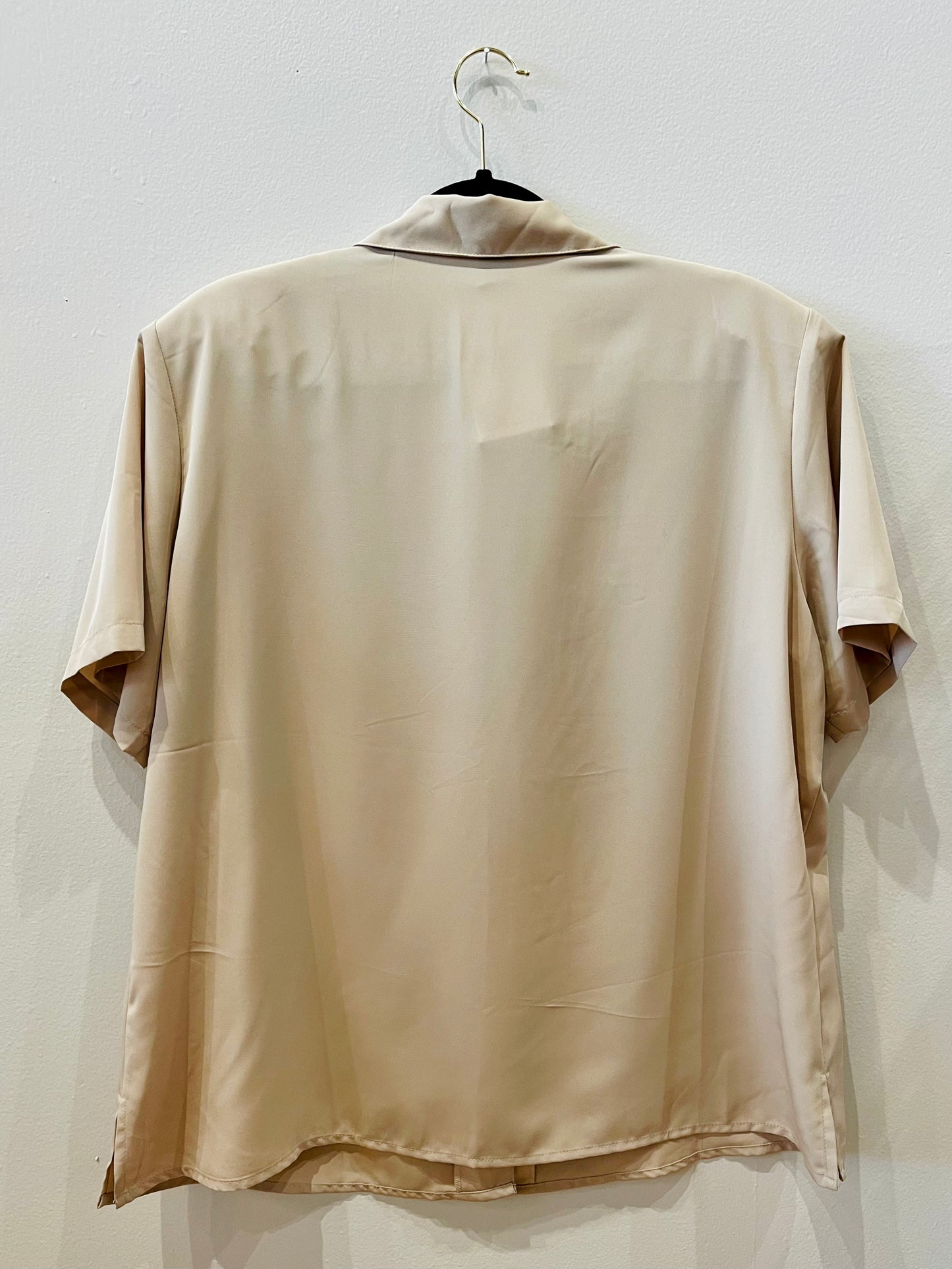Beige Silky Top (L)
