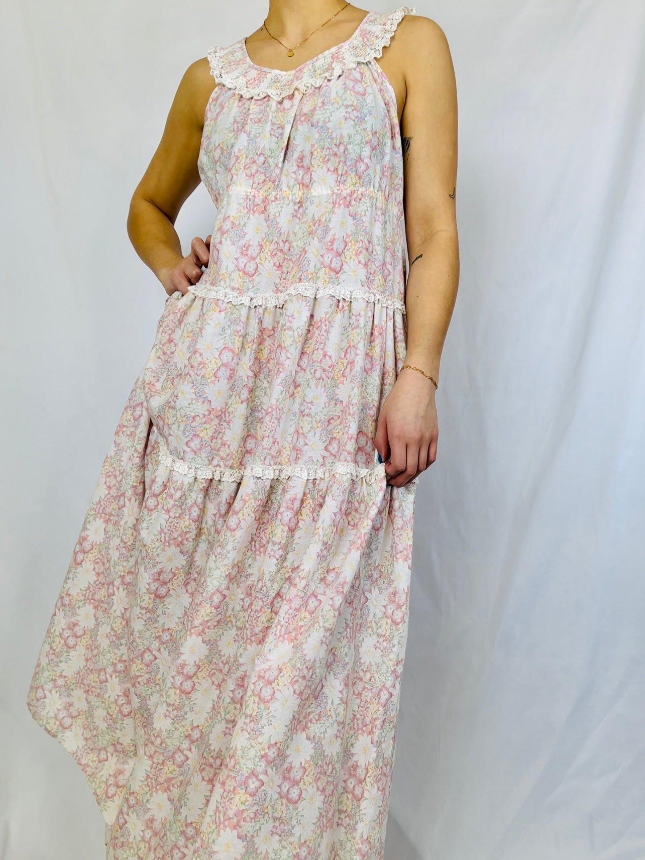 Floral Maxi Dress (S/M)
