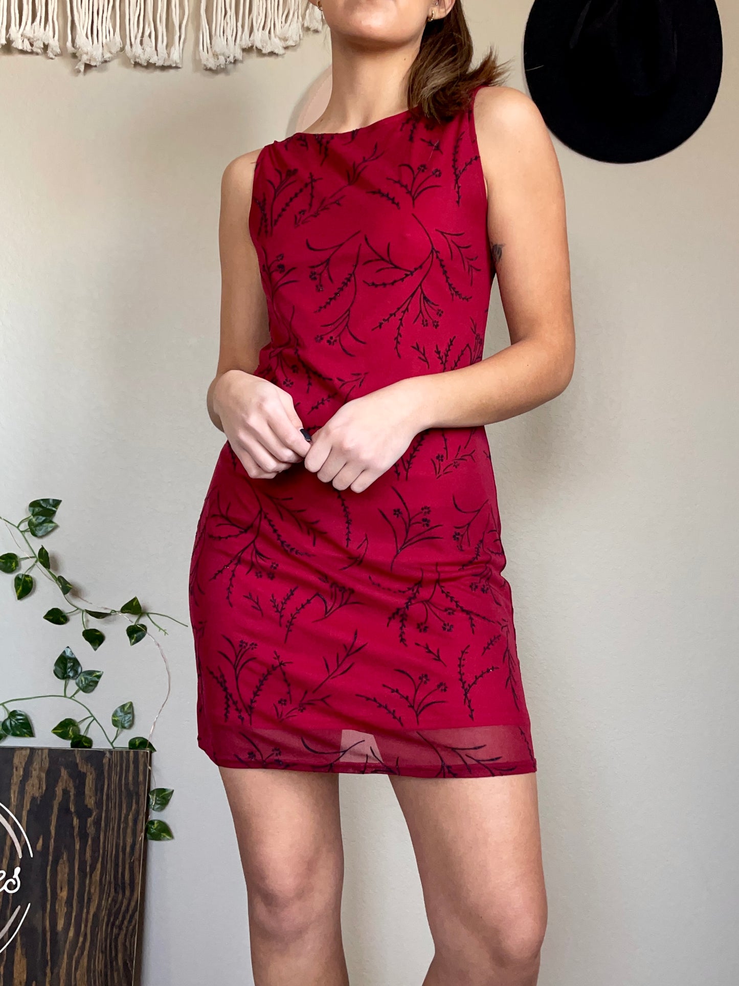 Red Mini Dress (S)