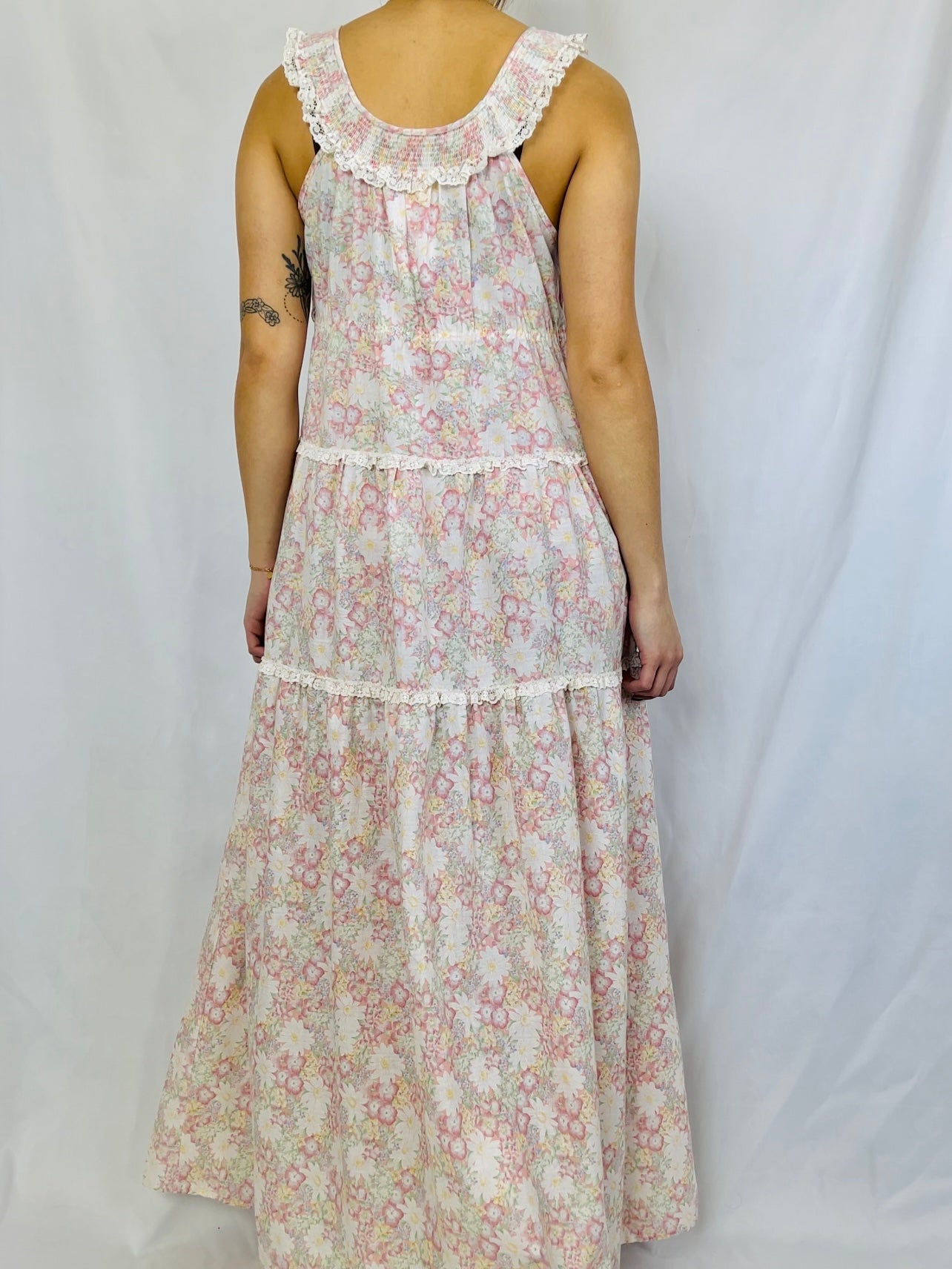Floral Maxi Dress (S/M)