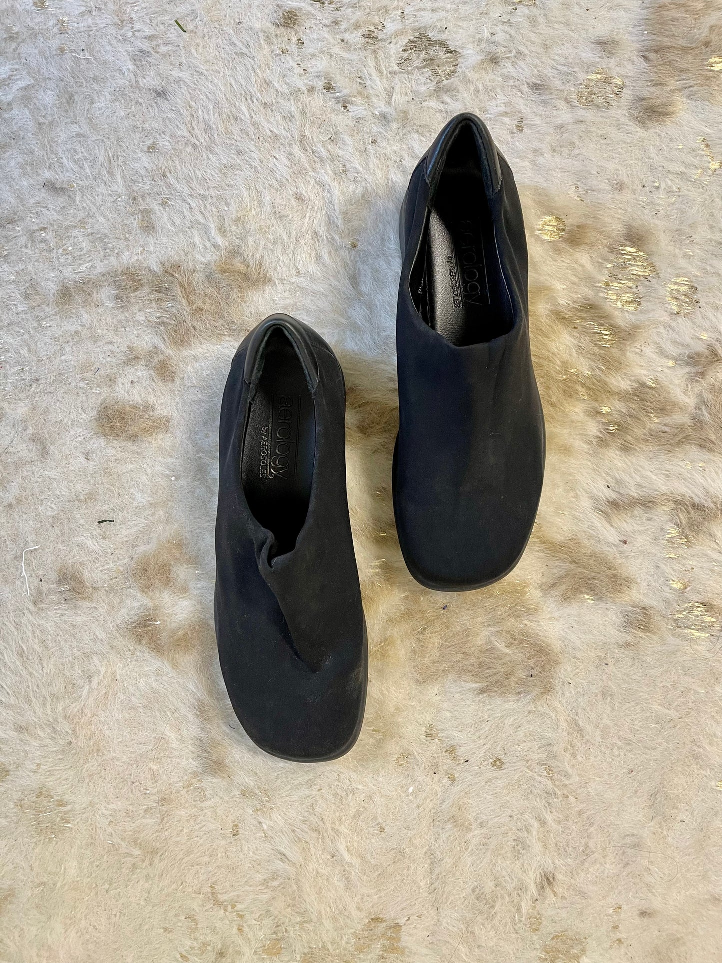 Aerology Square Toe Loafers (8-8.5)
