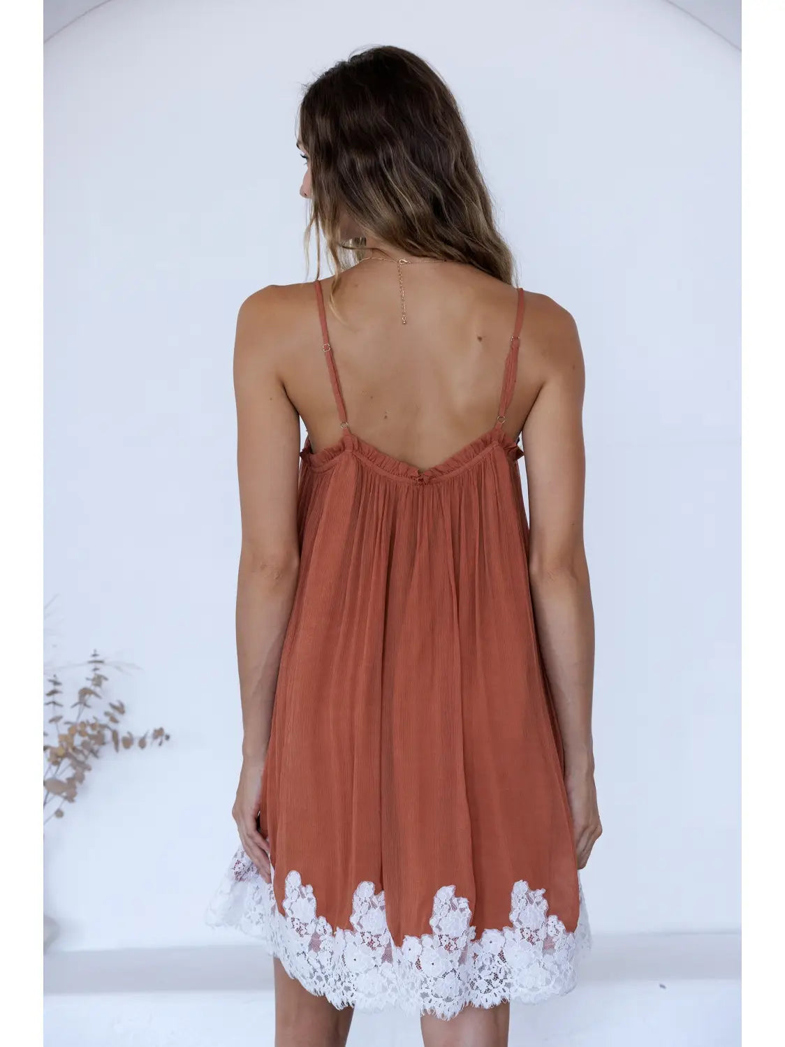 Tera Lace Trim Dress