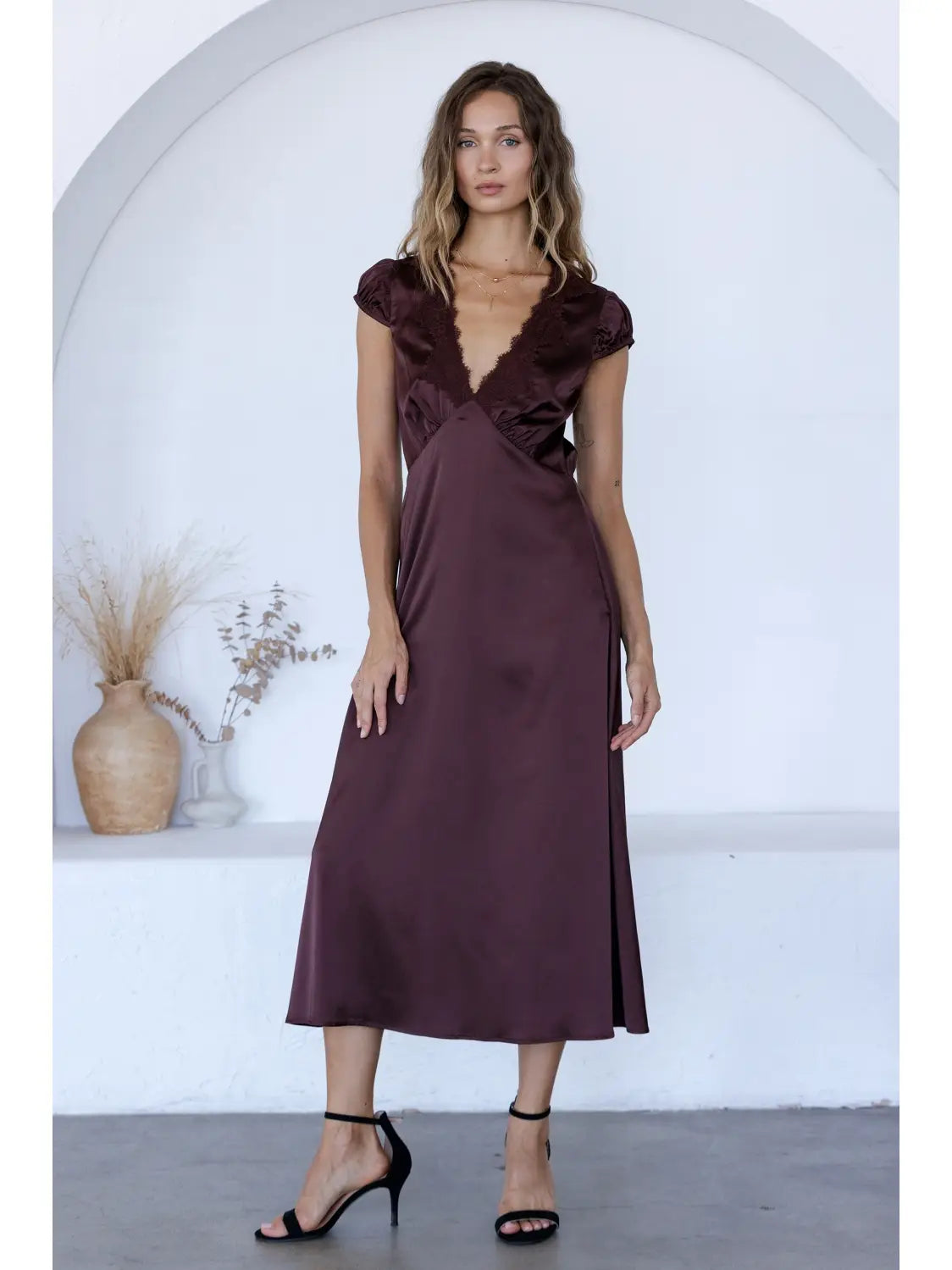 Aubergine Dress