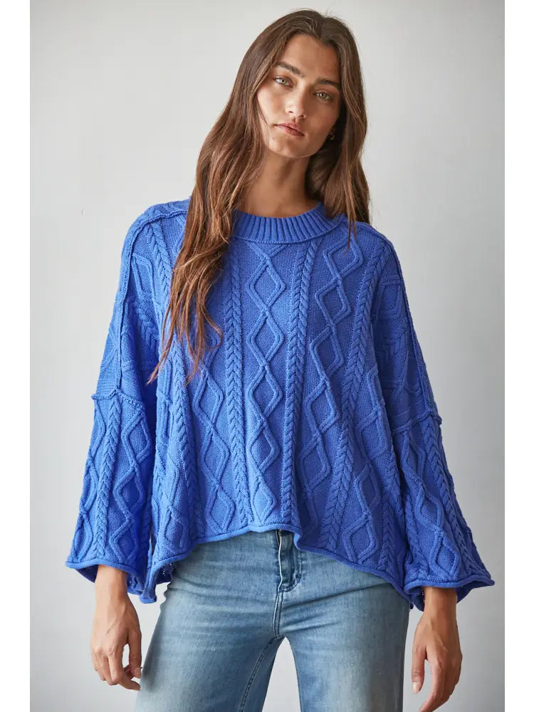 Slouch Cable Sweater