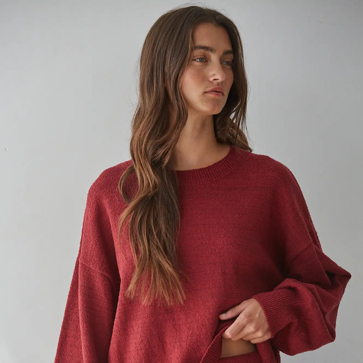 Balloon Sleeve Sweater