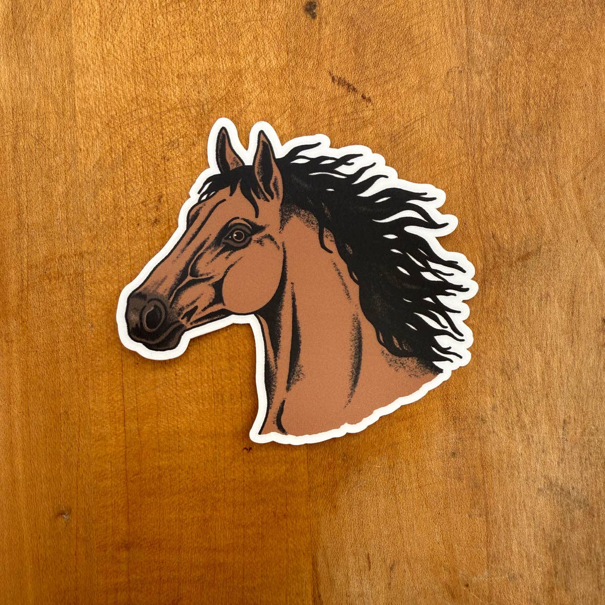 Bay Horse Sticker