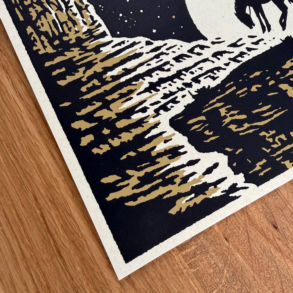 Cosmic Cowboy 10x8in Silkscreen Print