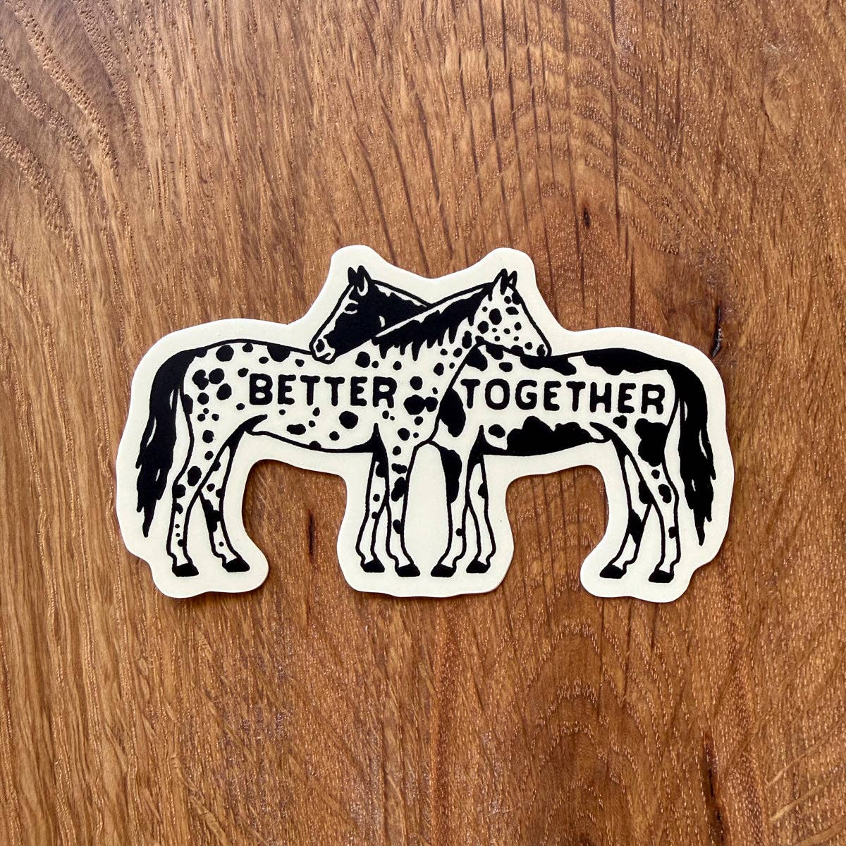 Better Together Horses Sticker