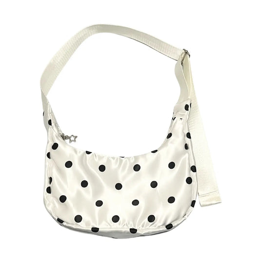 Polka Dot Hobo Bag