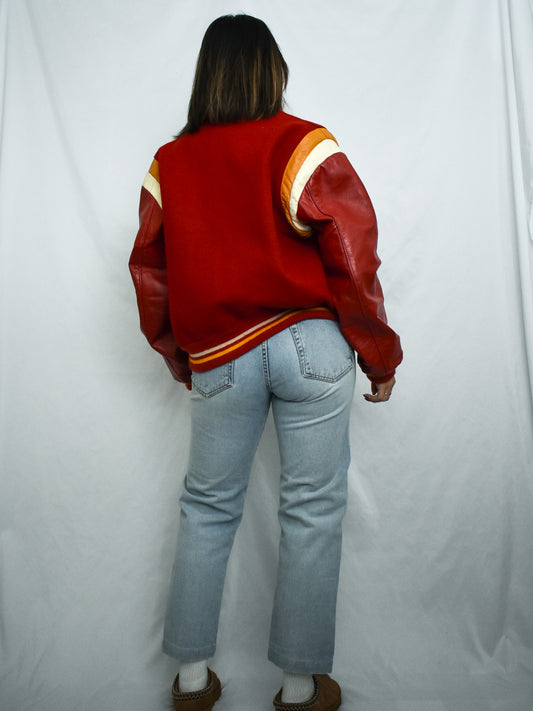 Red Letterman Jacket (M/L)