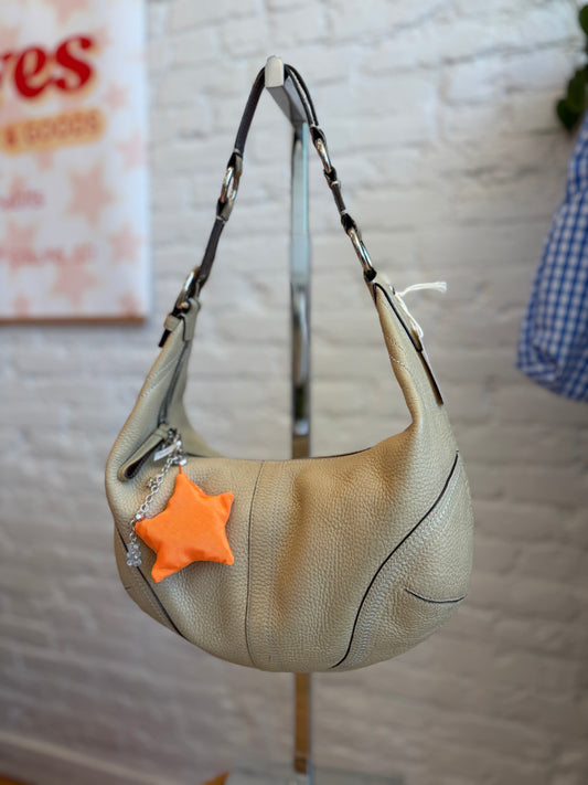 2007 Coach Vanilla Leather Shoulder Bag