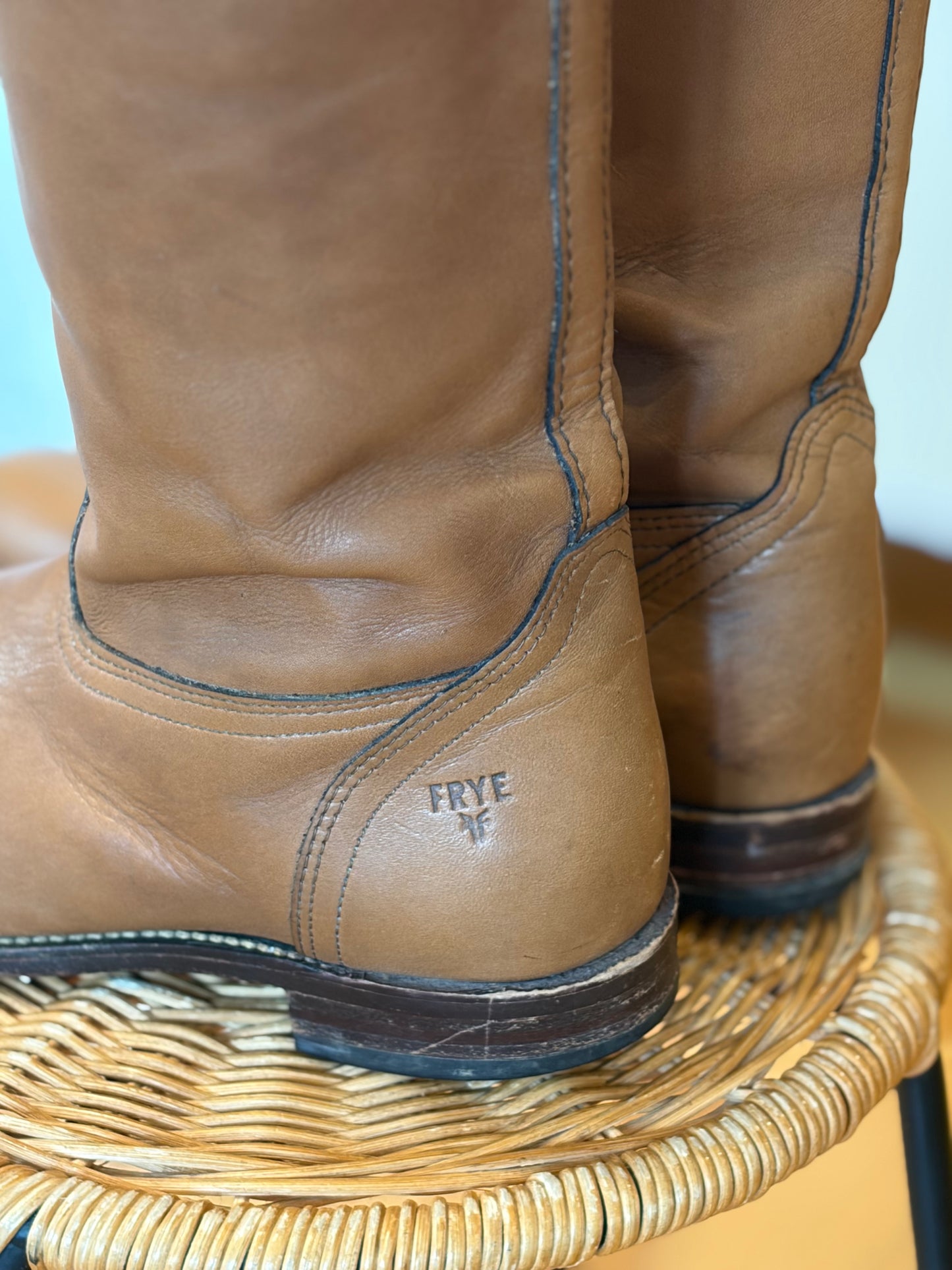 Frye Tan Riding Boots