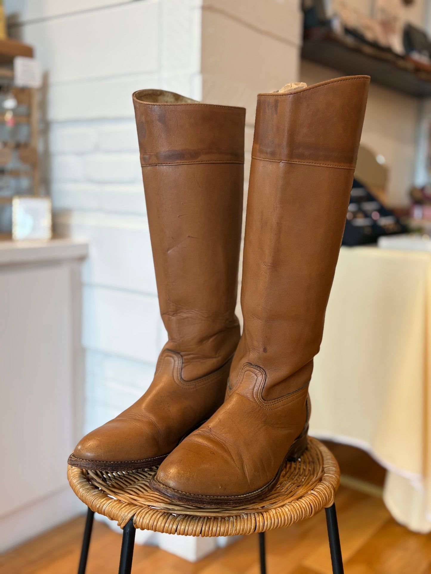 Frye Tan Riding Boots