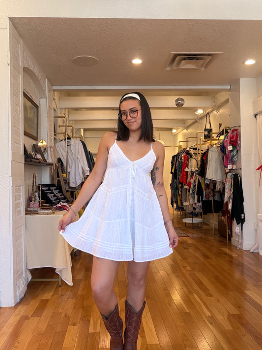Queens White Mini Dress