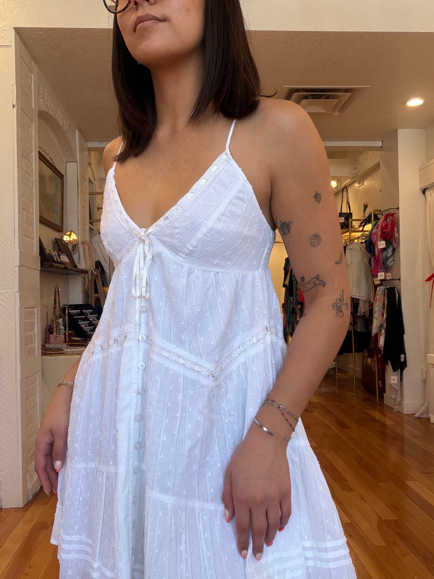 Queens White Mini Dress
