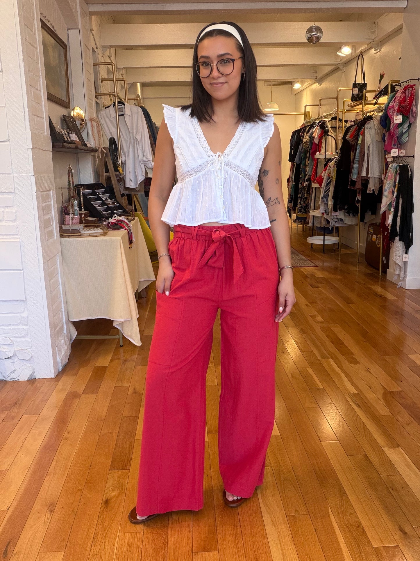 Garnet Pant in Chili