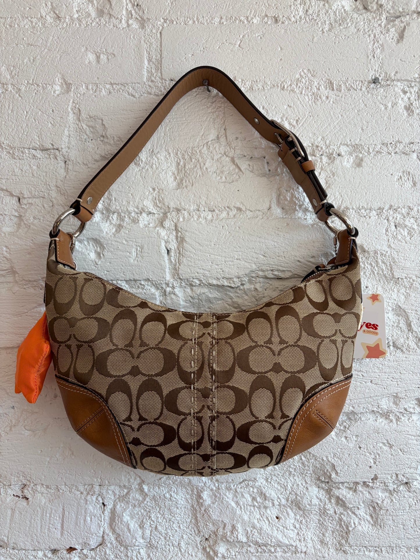 2007 Coach Hampton Signature Hobo Bag
