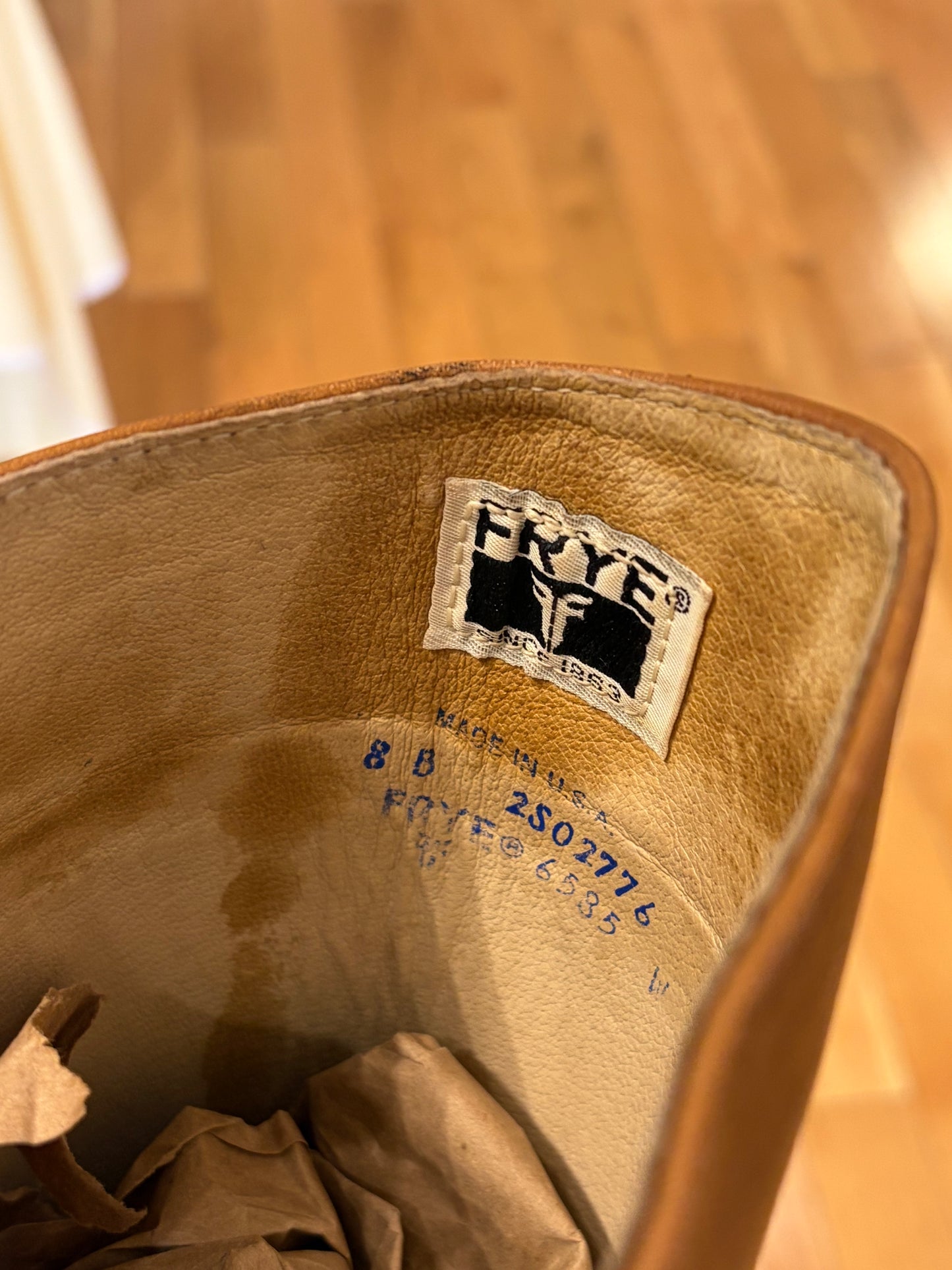 Frye Tan Riding Boots