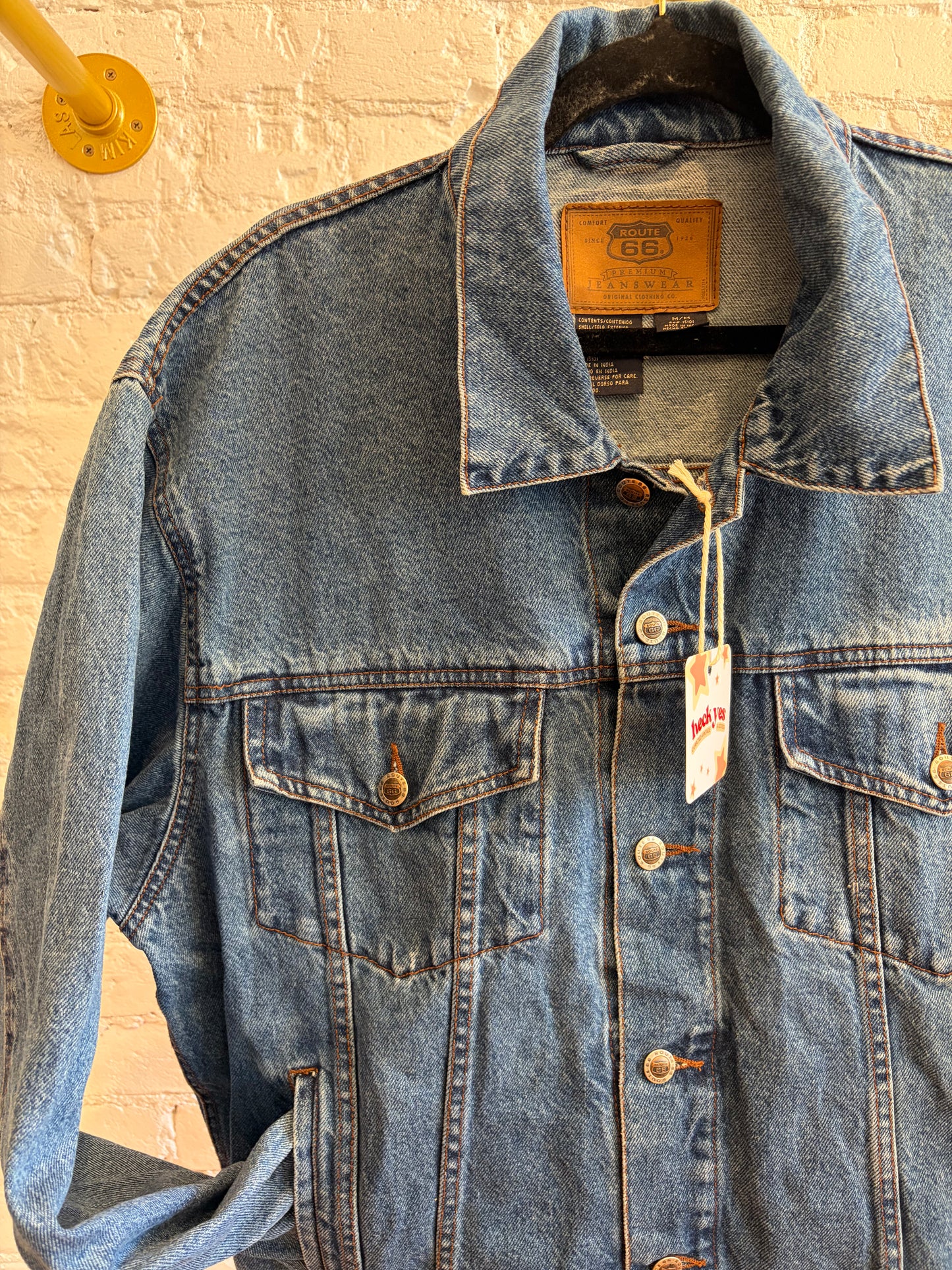 Route 66 Denim Trucker Jacket