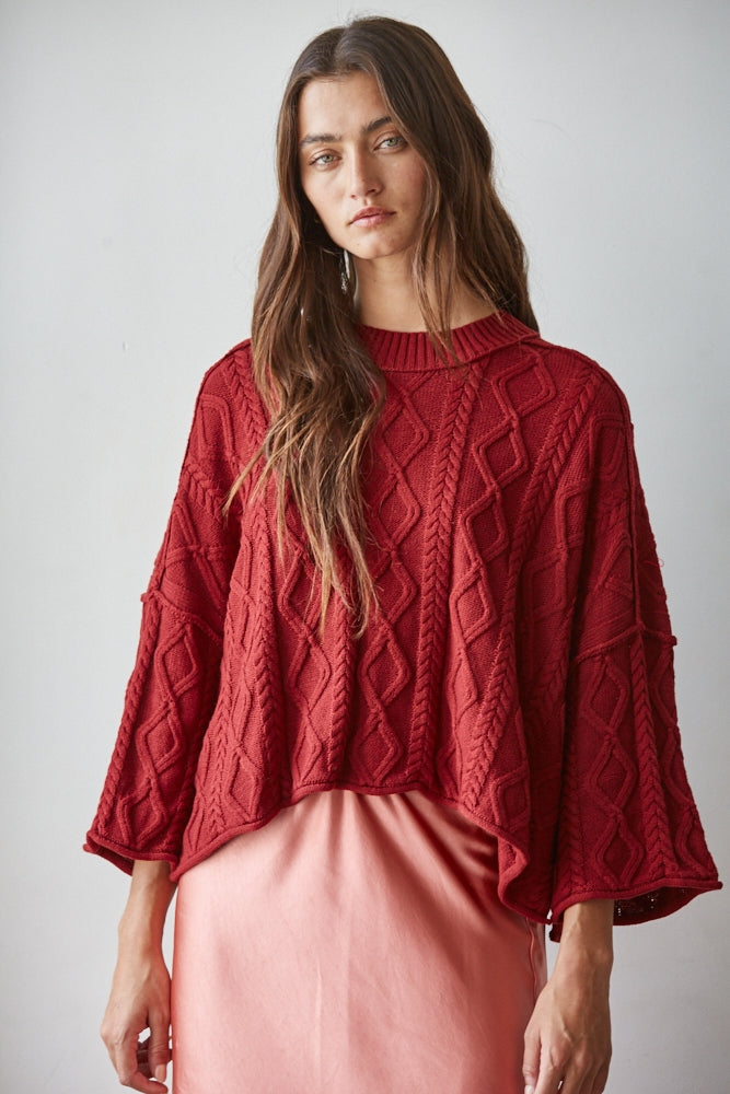 Slouch Cable Sweater