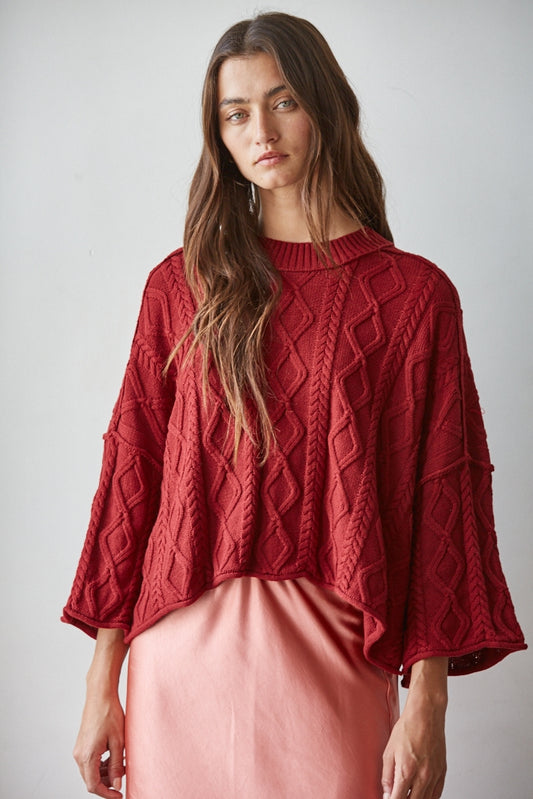 Slouch Cable Sweater