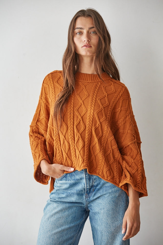 Slouch Cable Sweater