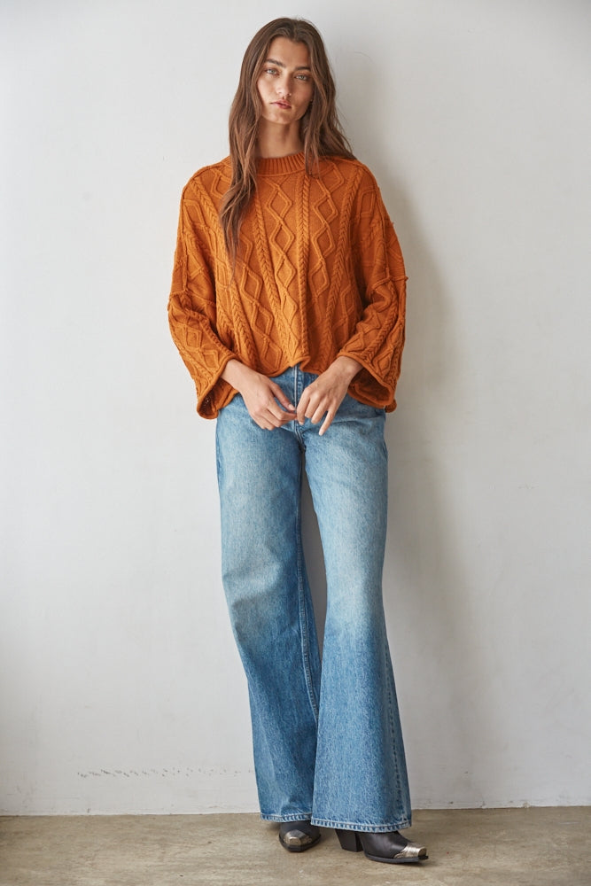 Slouch Cable Sweater