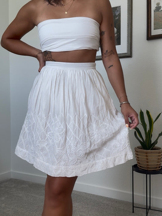 White Skirt- XS