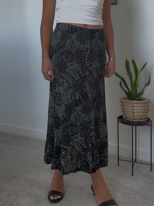 Slinky Maxi Skirt- M