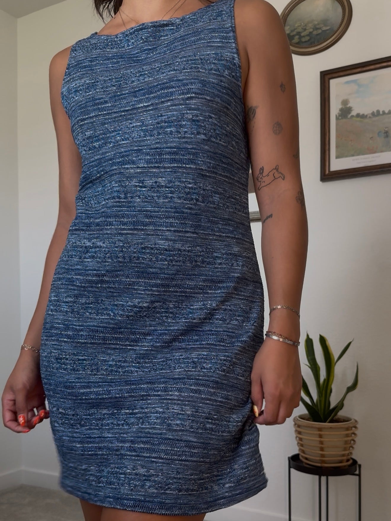 Night Wave Dress- M