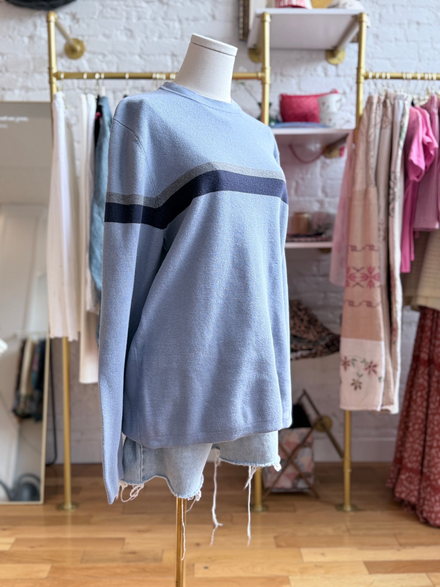 Blue Stripe Sweater