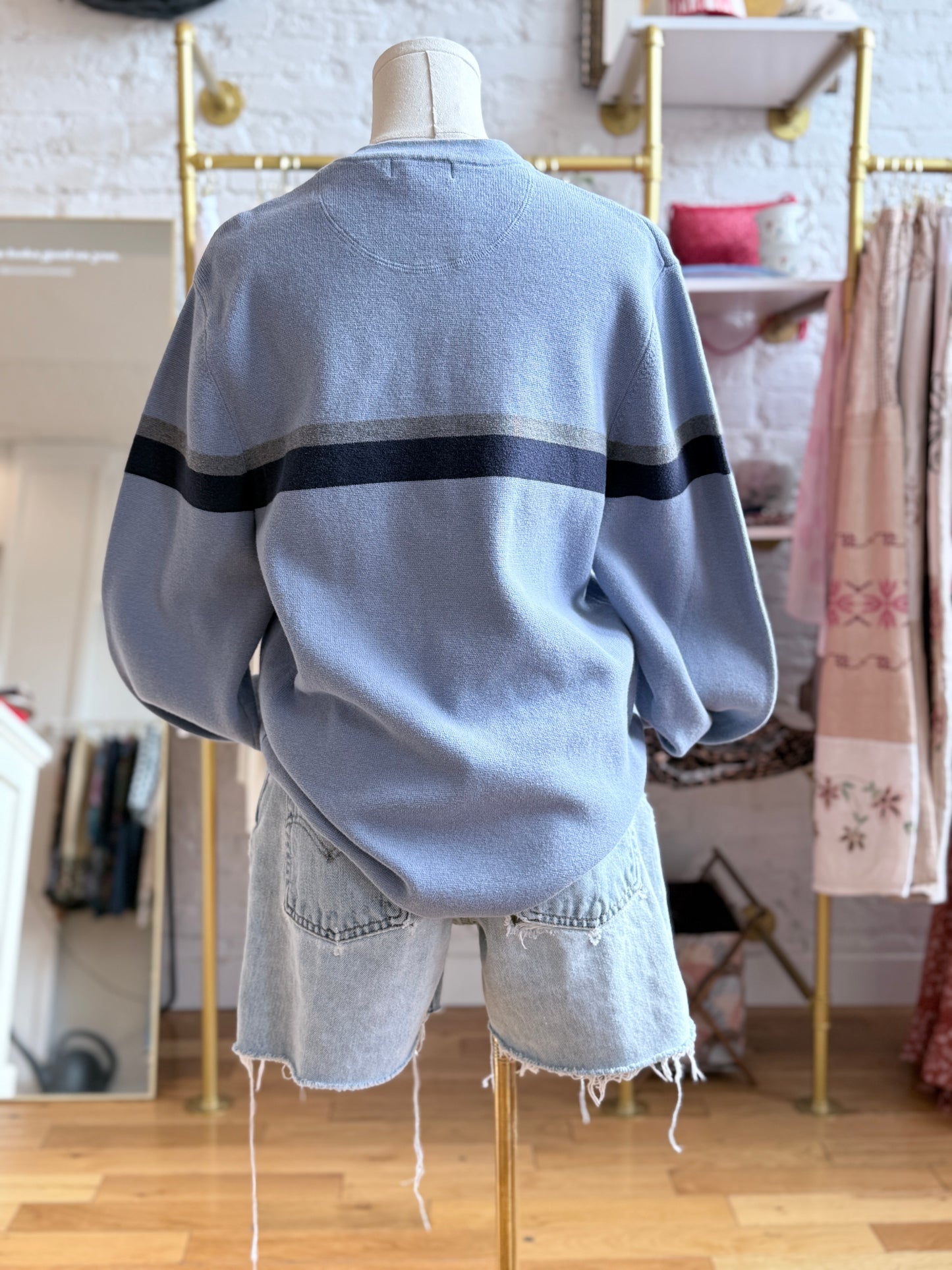 Blue Stripe Sweater