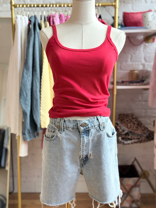 Red Scoop Tank