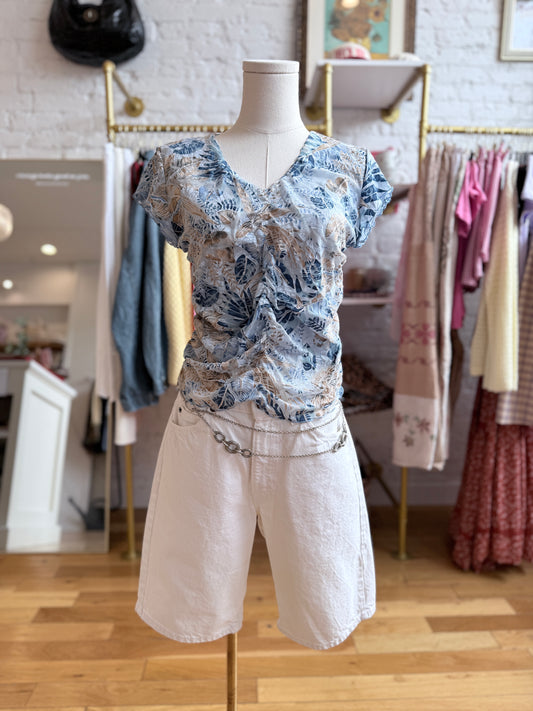 Aria Mesh Y2K Top