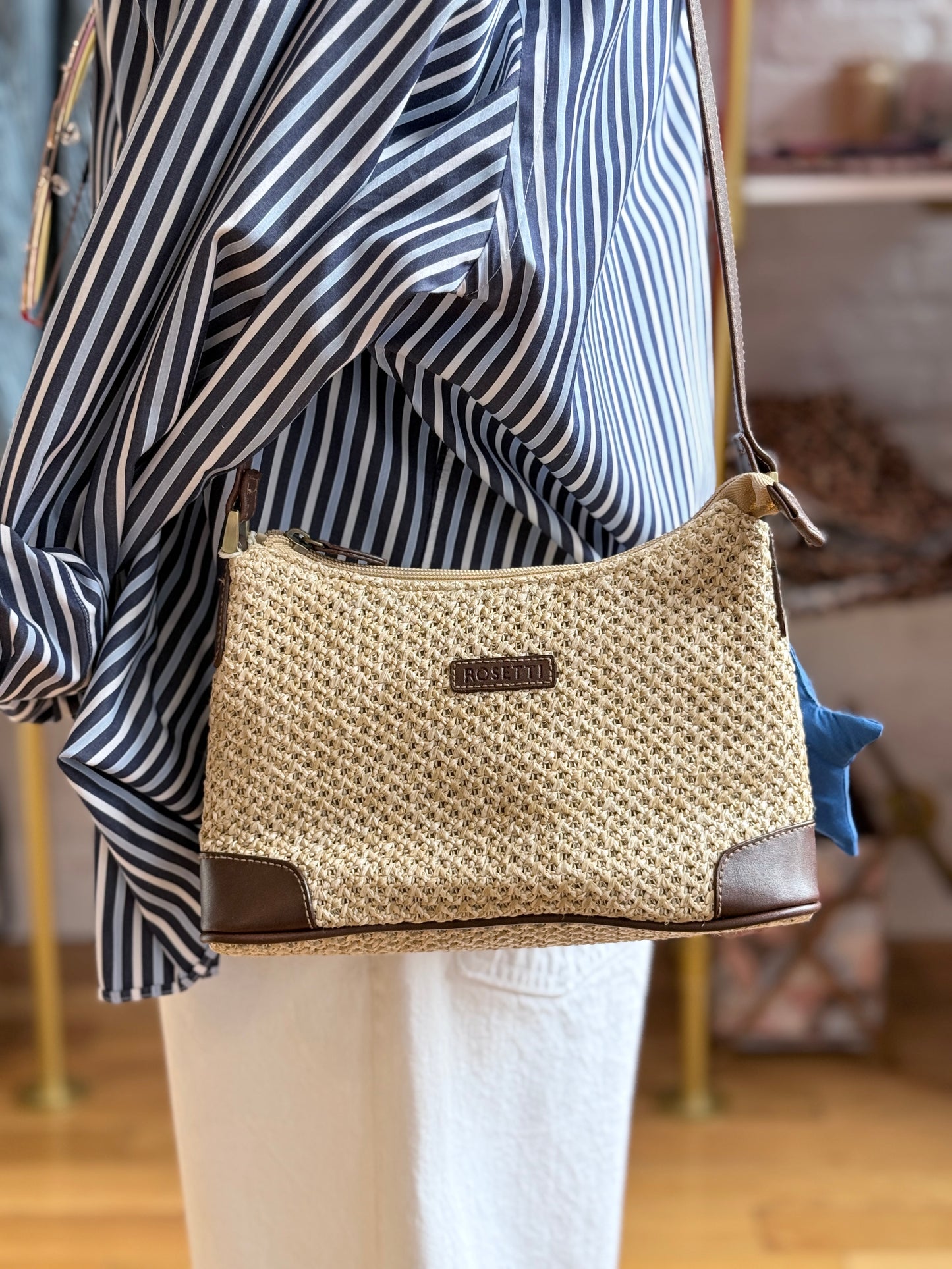 Woven Shoulder Bag