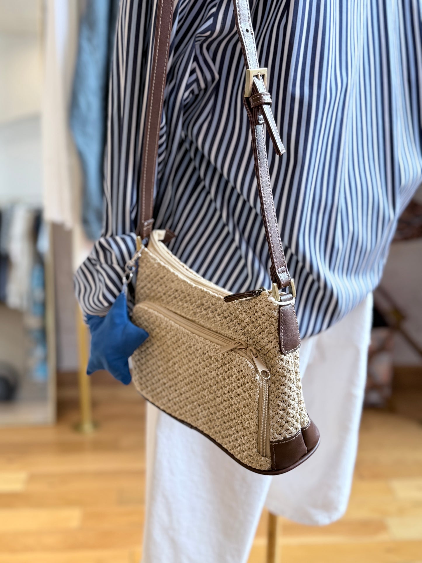 Woven Shoulder Bag