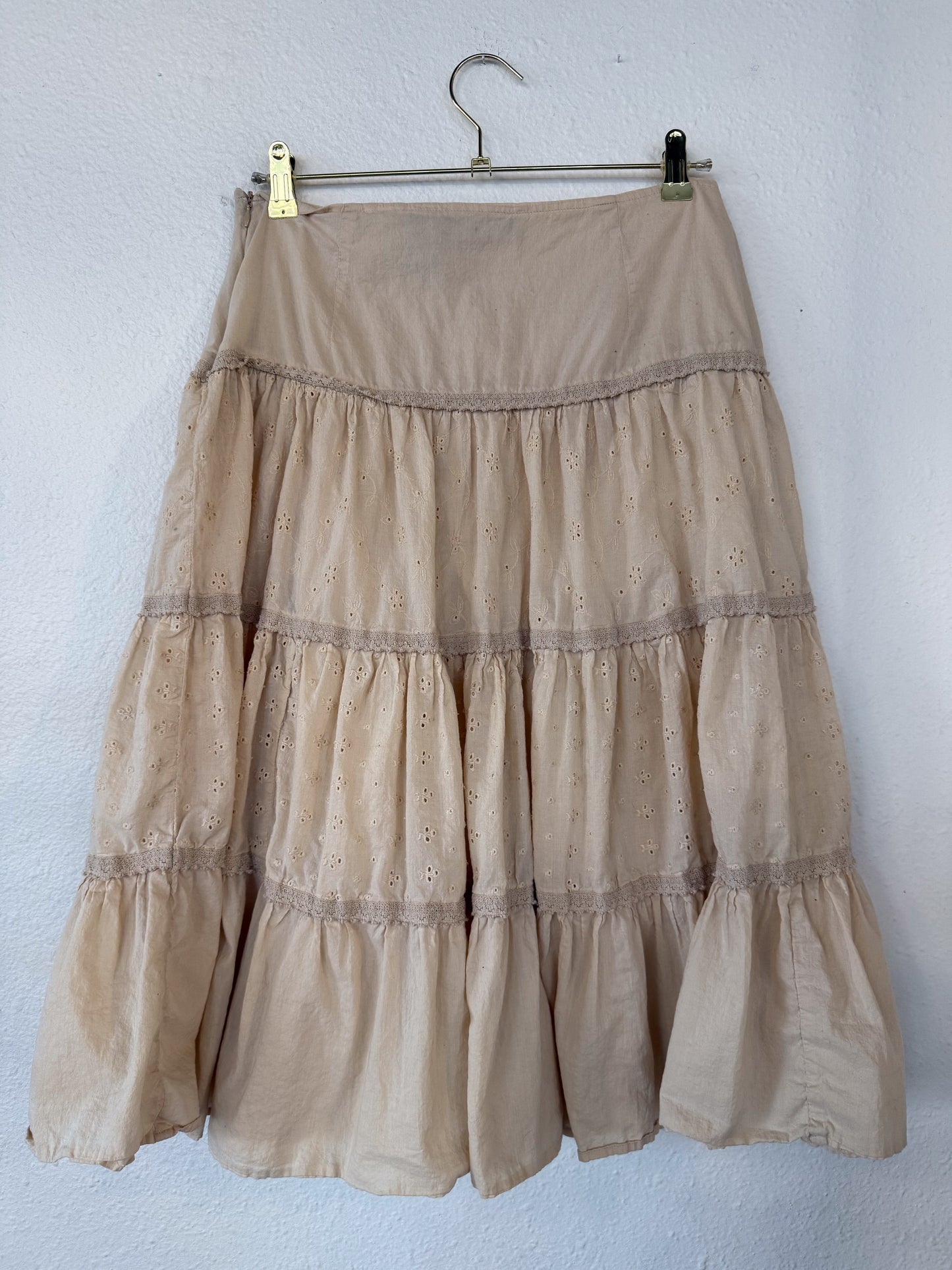Eyelet Skirt- L