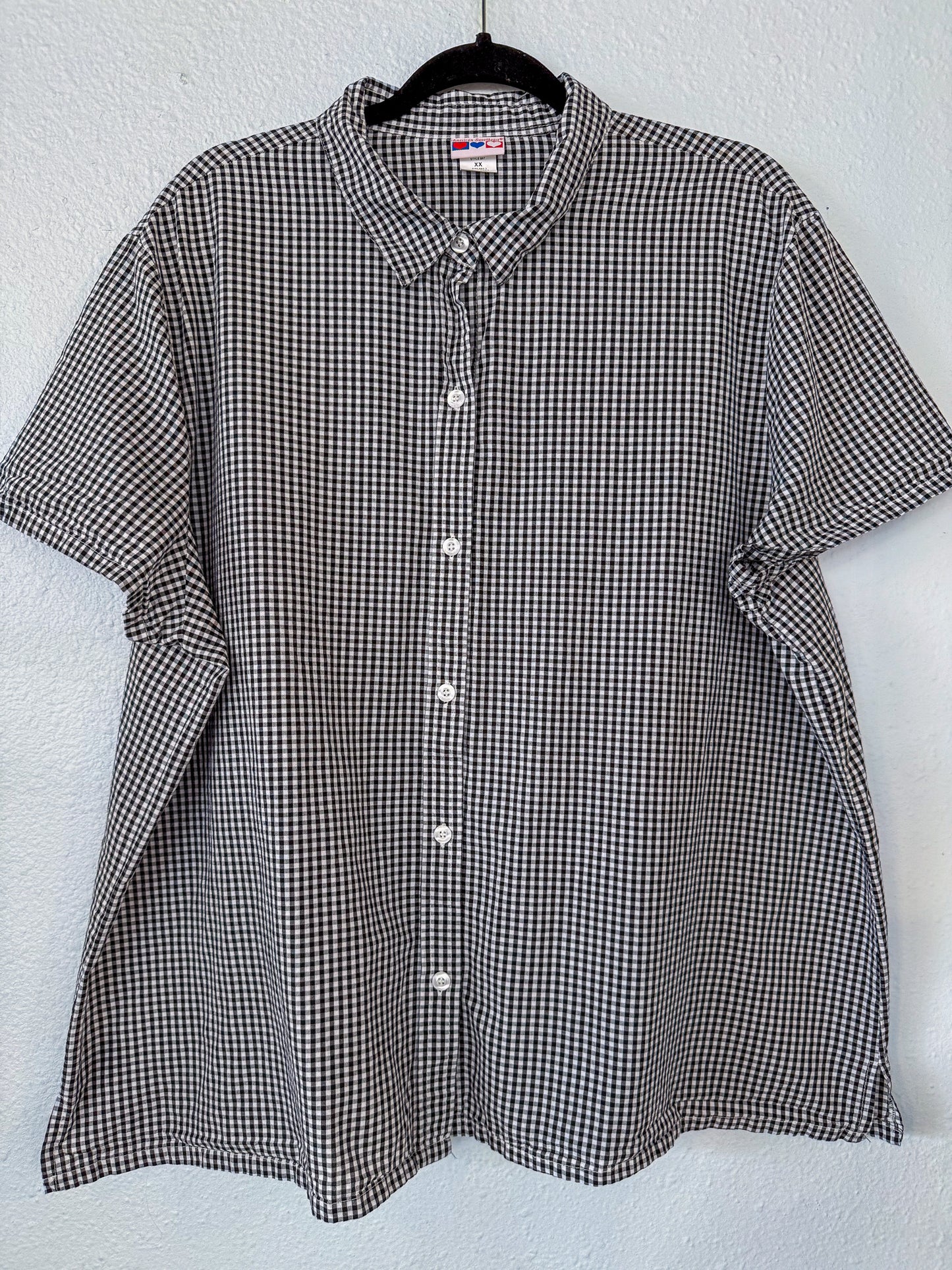 Gingham Top- XL