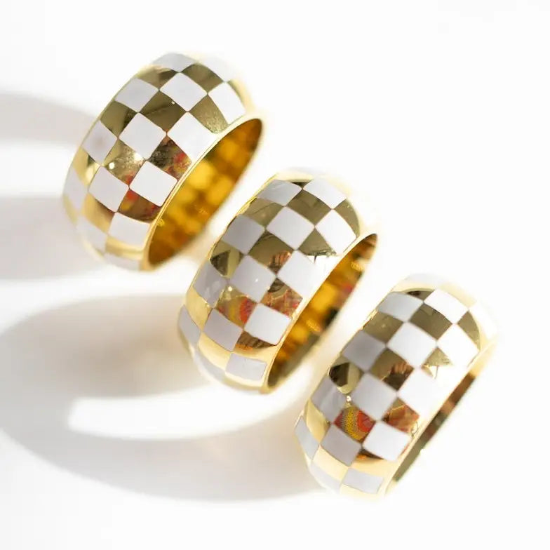 Ronnie Checked Ring