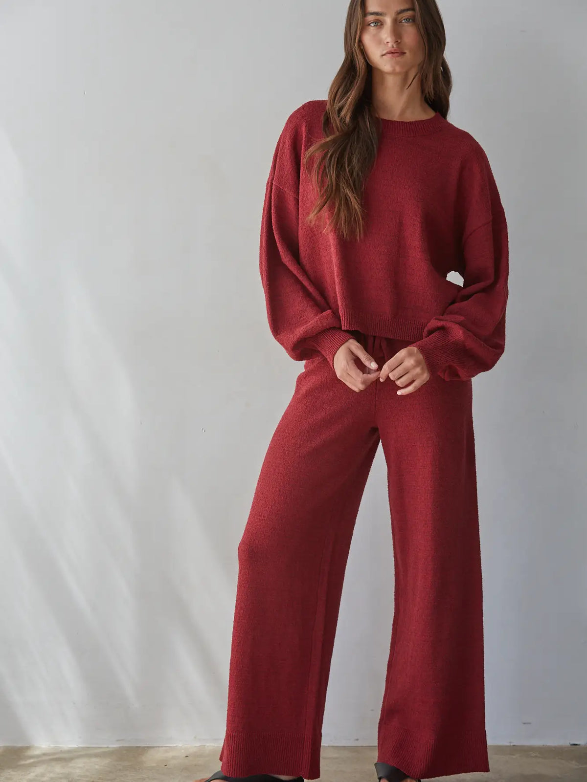 Knit Wide Leg Pant