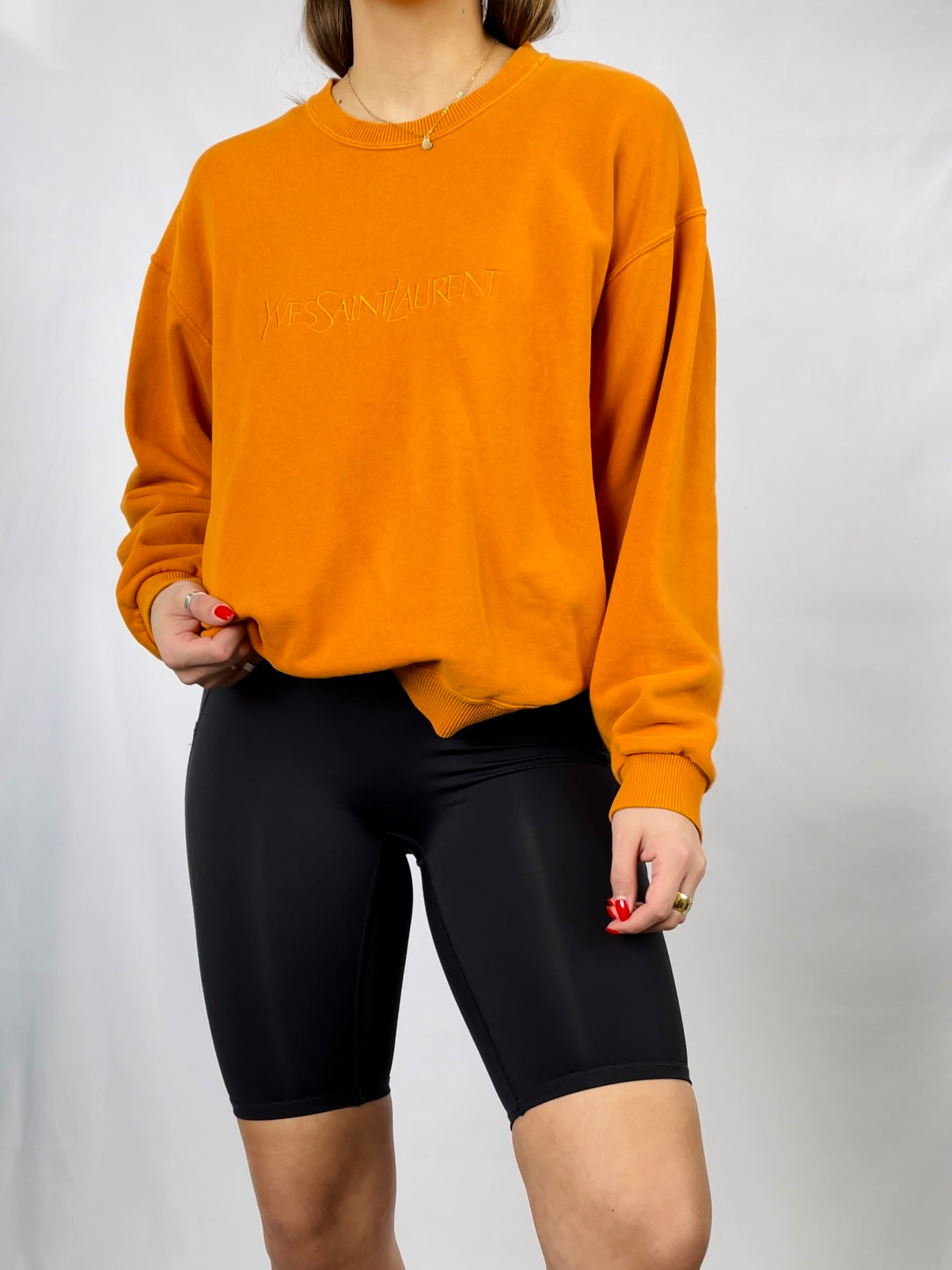 Ysl on sale yellow sweatshirt