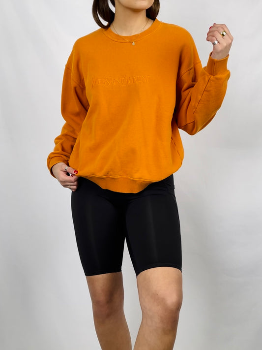 YSL Bootleg Orange Sweatshirt